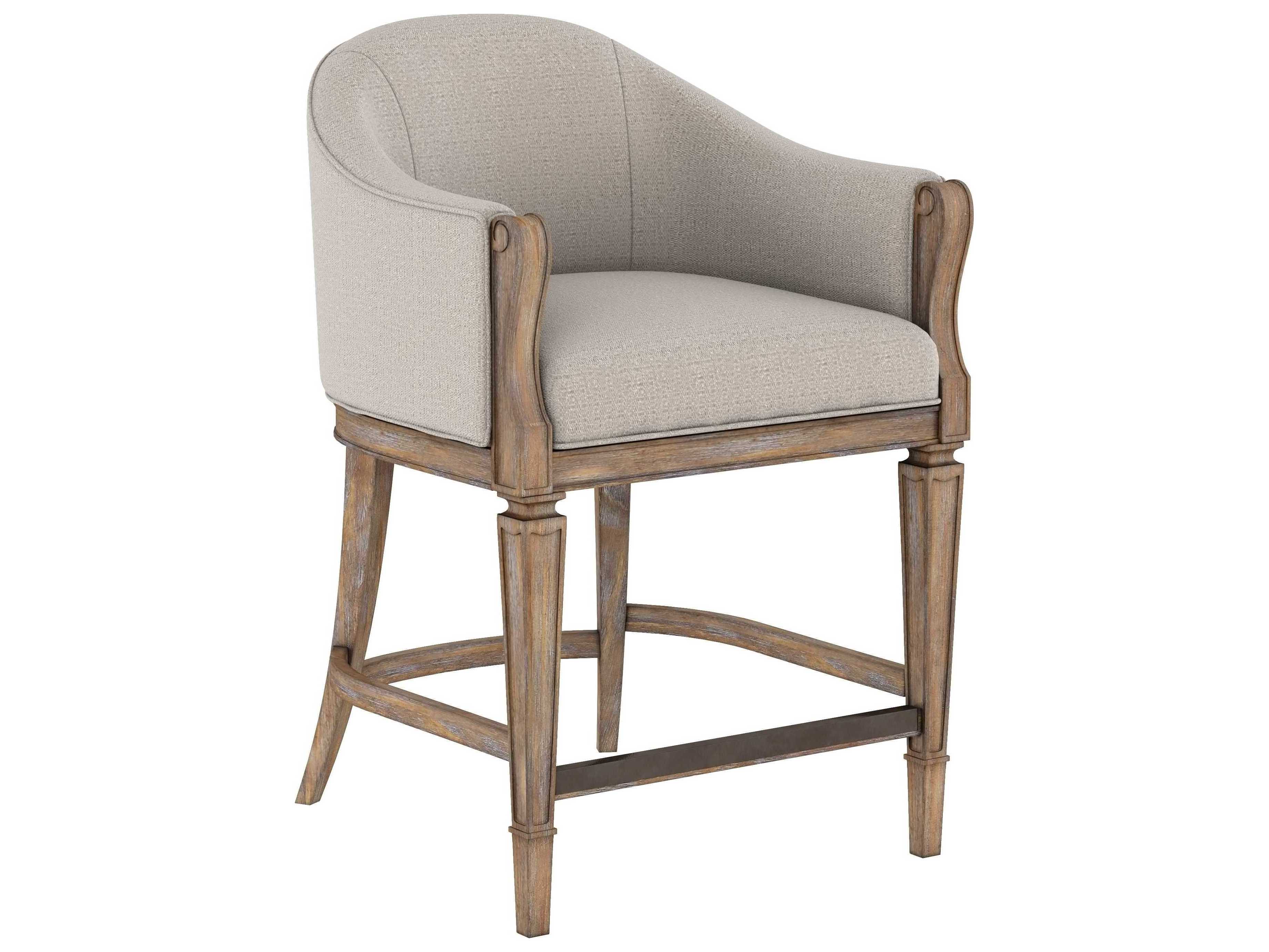 Image of A.R.T. Furniture Architrave Upholstered Rubberwood Counter Stool