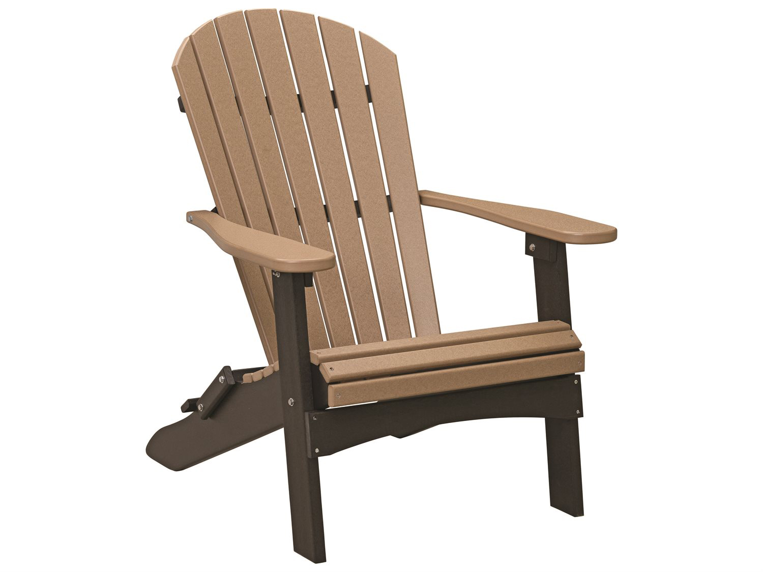 Image of Berlin Gardens Comfo-Back Recycled Plastic Folding Outdoor Adirondack Chair