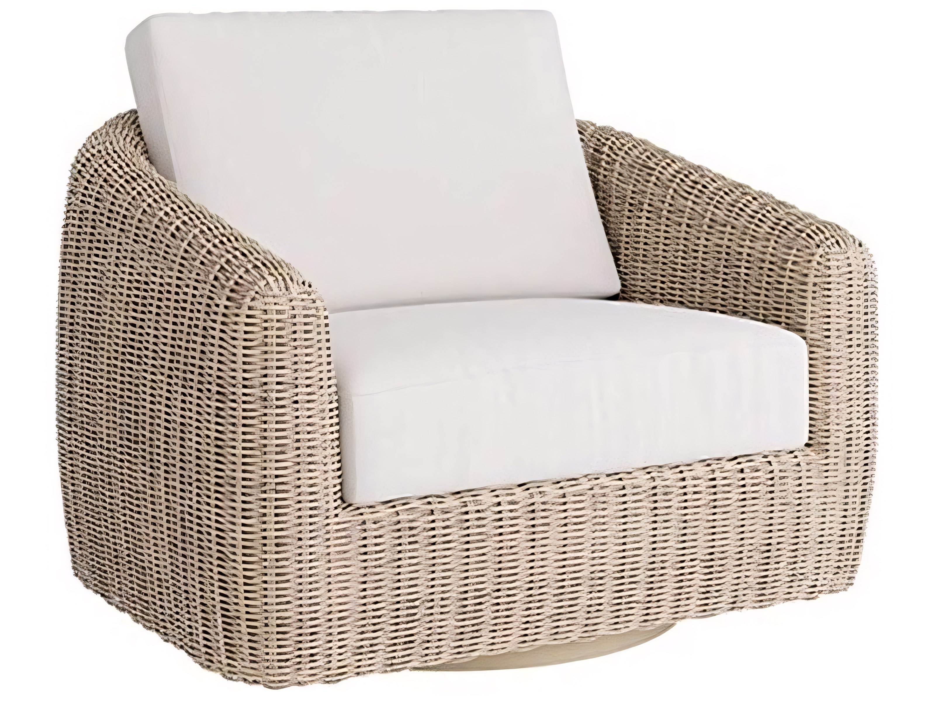 Image of Ebel Boulevard Wicker Club Swivel Glider