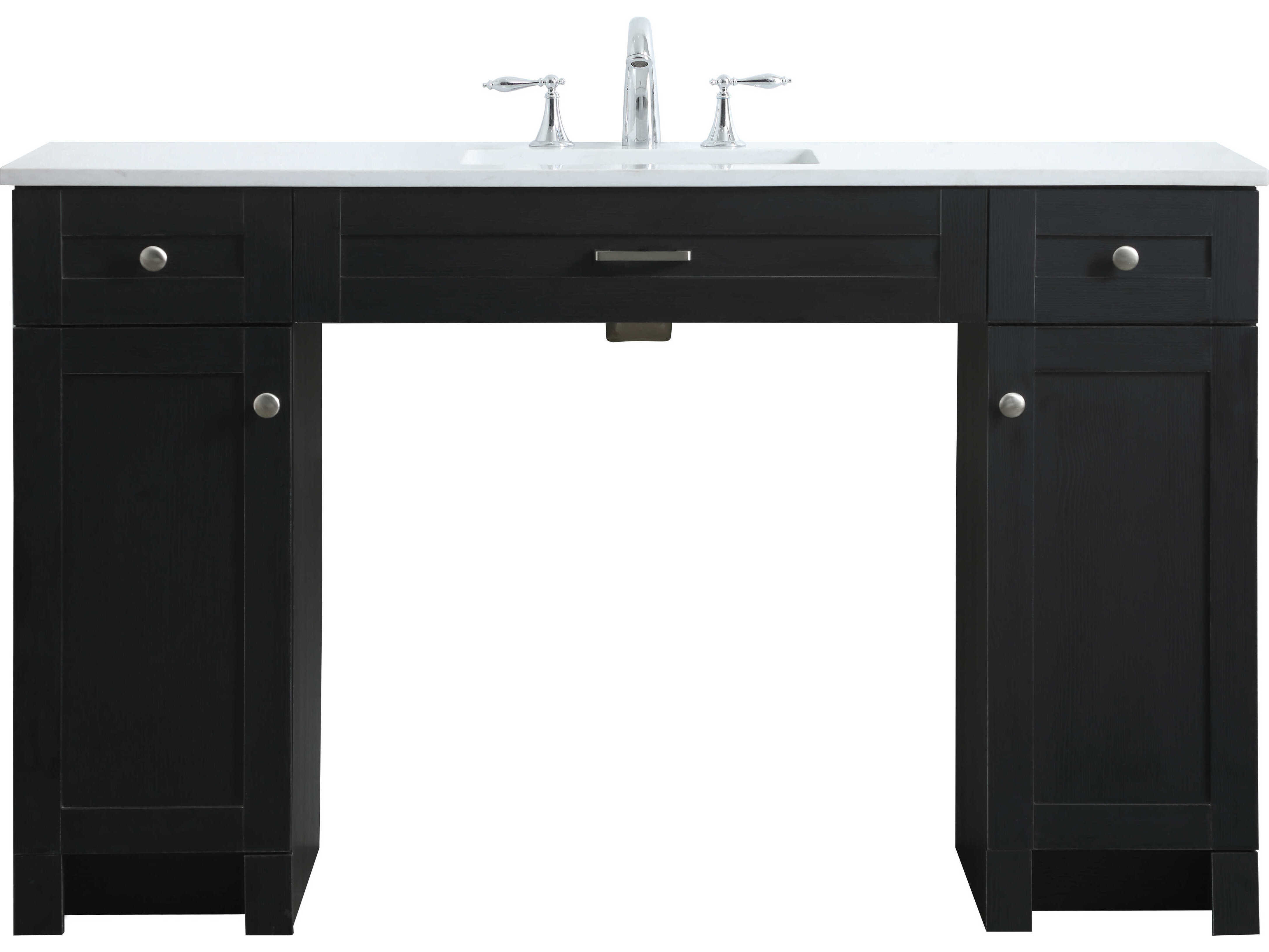 Image of Elegant Lighting Cooper Black ADA Compliant Vanity