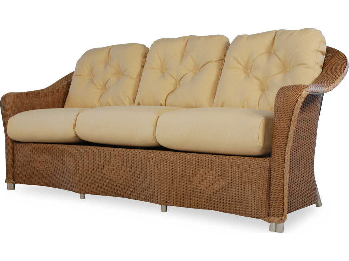 Image of Lloyd Flanders Reflections Wicker Patio Sofa