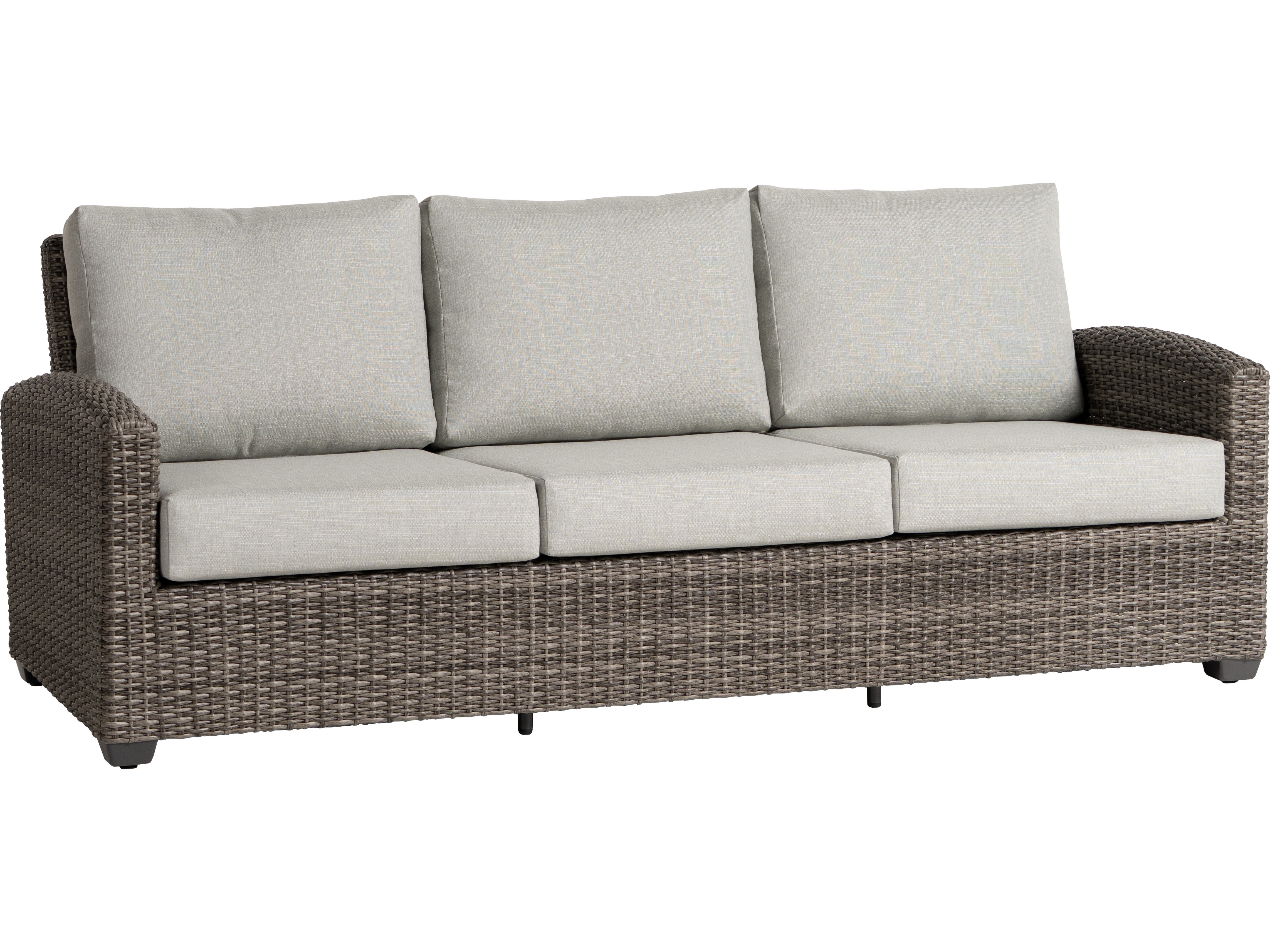 Image of Ratana Coral Gables Aluminum Wicker Sofa