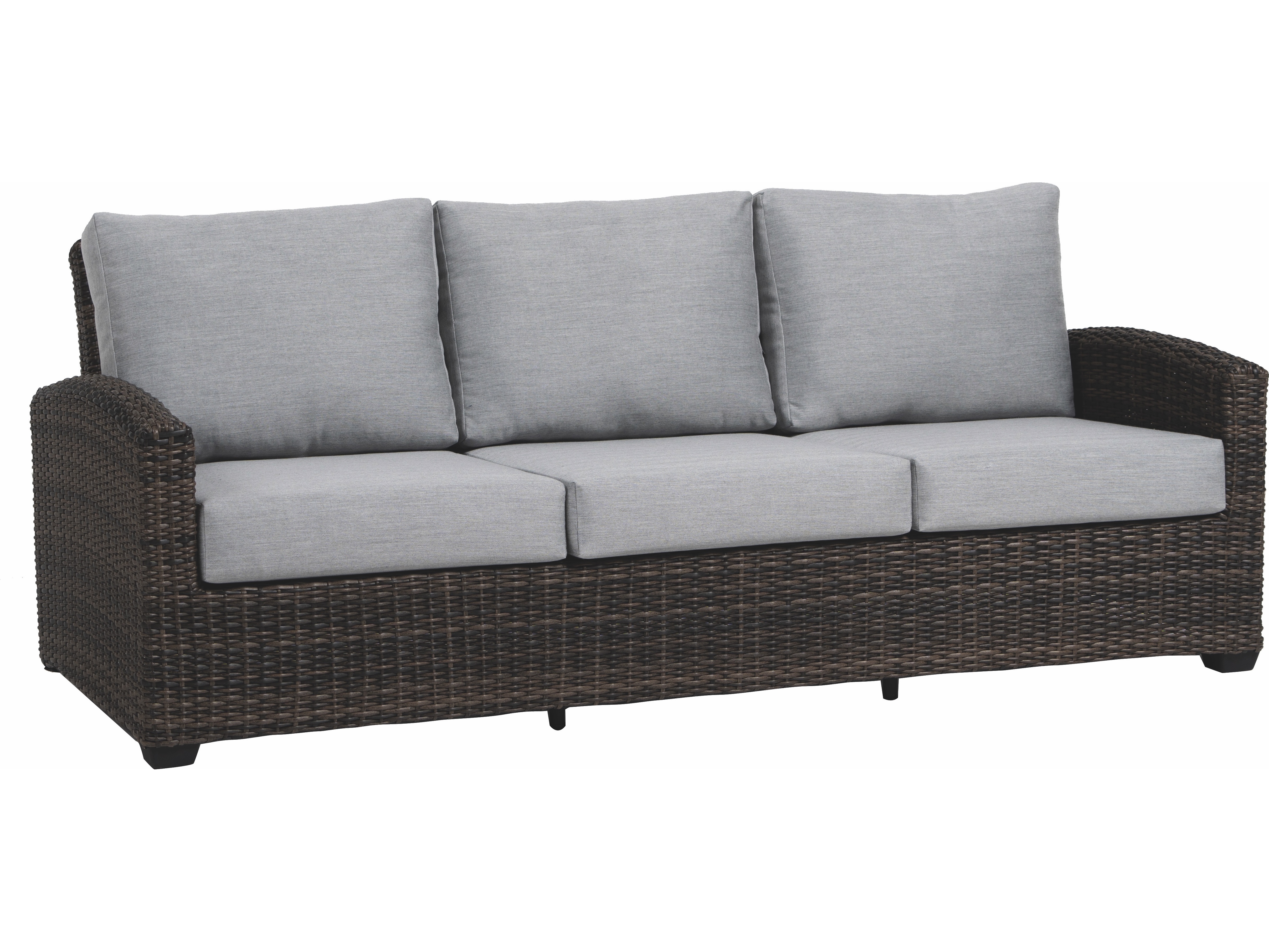 Image of Ratana Coral Gables Aluminum Wicker Sofa