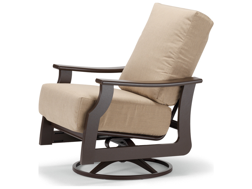 Image of Telescope Casual St. Catherine Marine Grade Polymer Cushion Swivel Rocker Outdoor Patio Lounge Chair