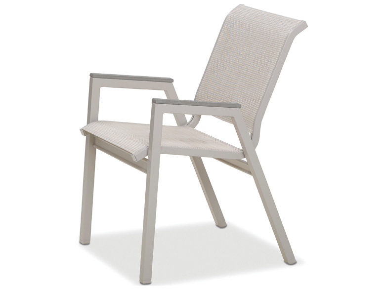 Image of Telescope Casual Bazza MGP Aluminum Sling Stackable Bistro Arm Chair