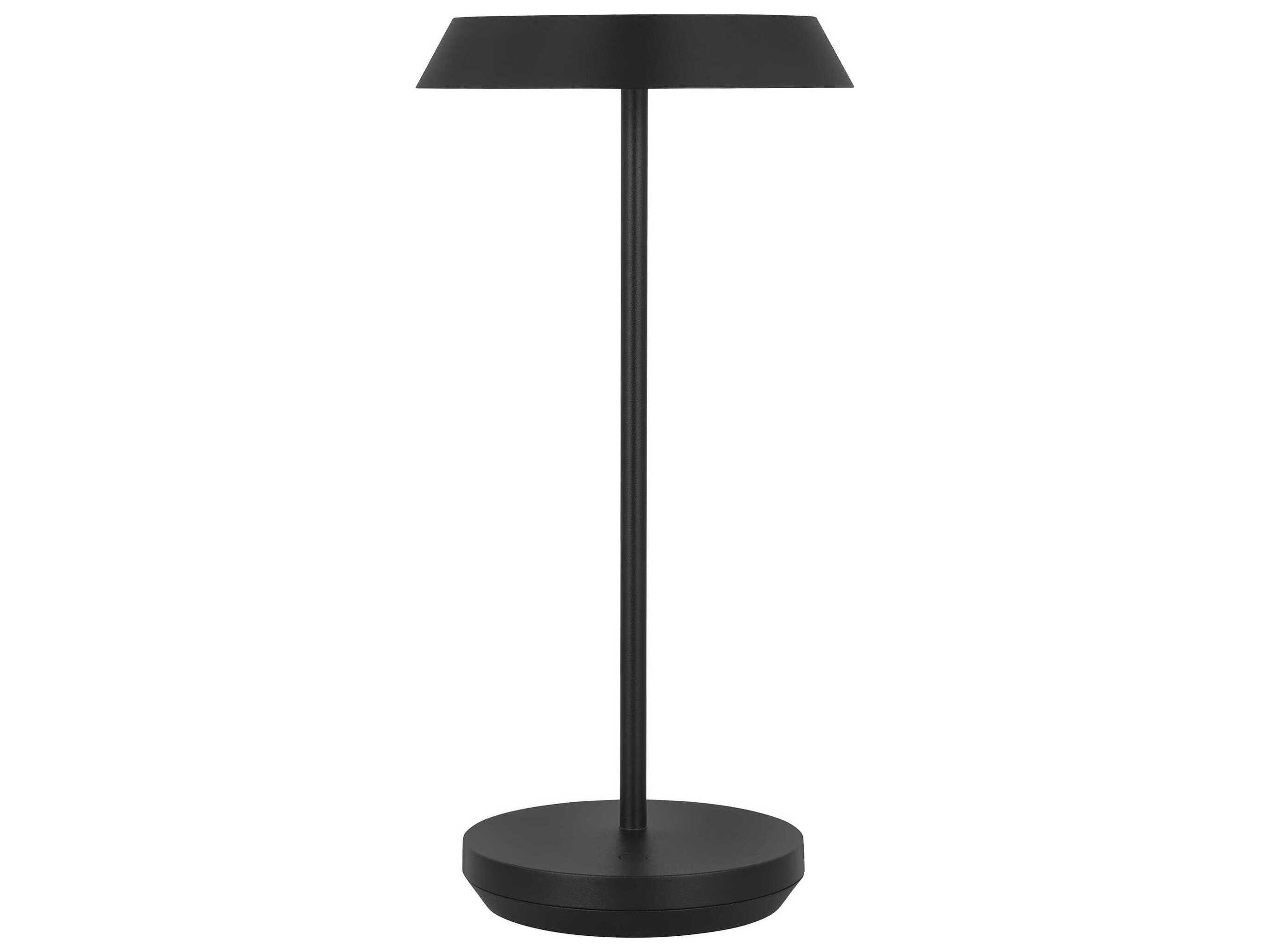 Image of Visual Comfort Modern Tepa Black Table Lamp