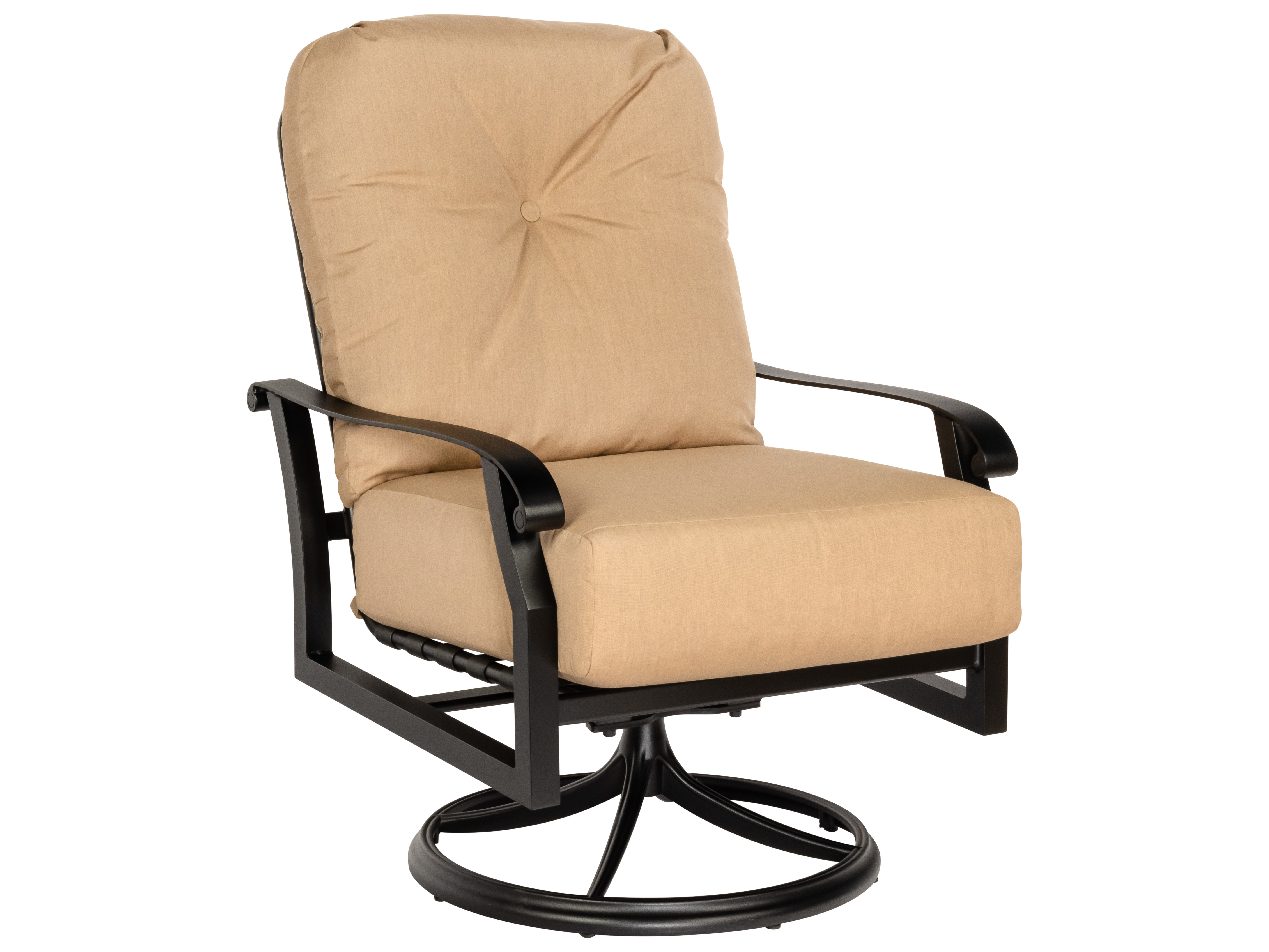 Image of Woodard Cortland Swivel Rocking Lounge Chair Replacement Cushions